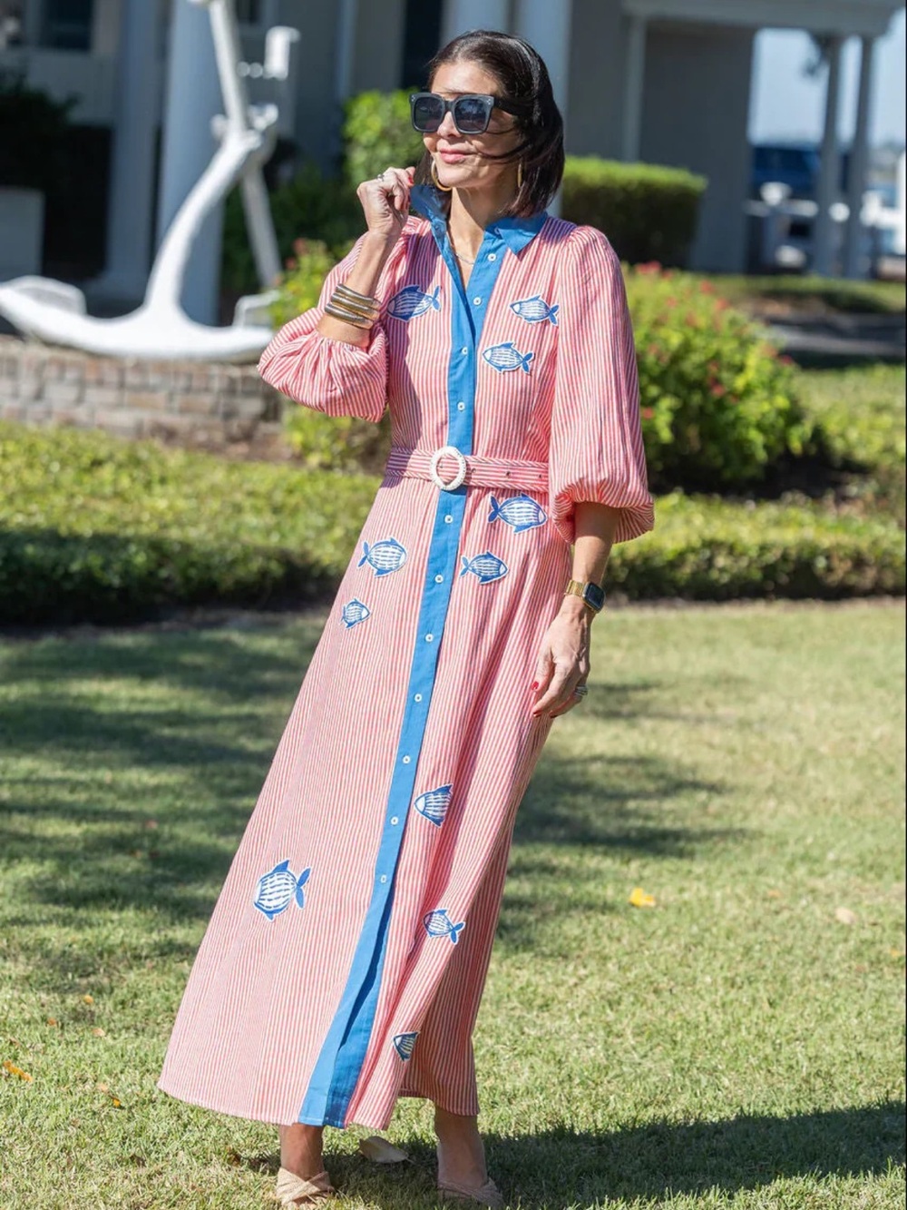 Garland Lyla Fish Maxi Dress - Picture 2 of 3